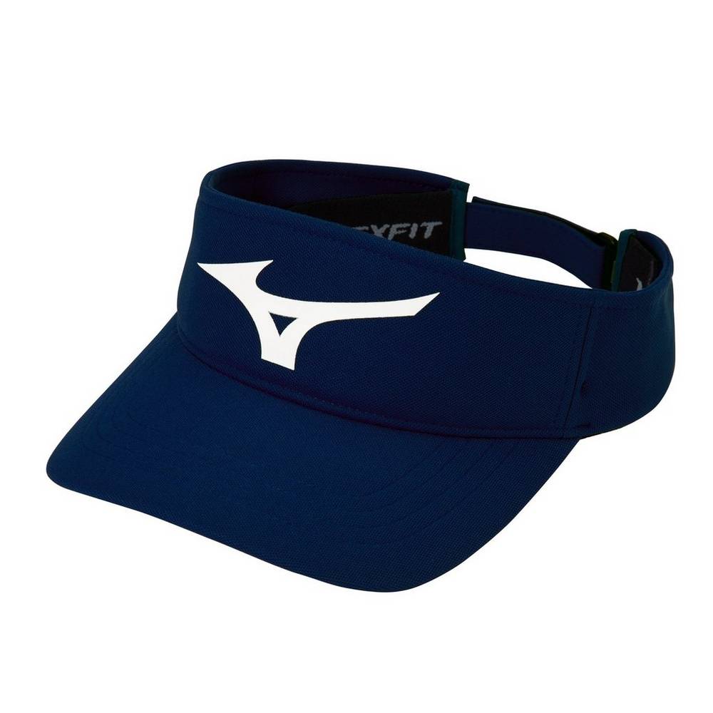 Mizuno Men's Diamond Baseball Visor Navy/White (370275-WPA)